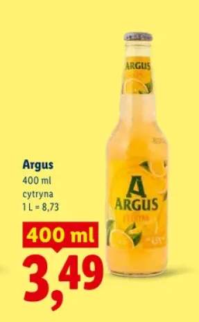 Piwo Argus cytryna