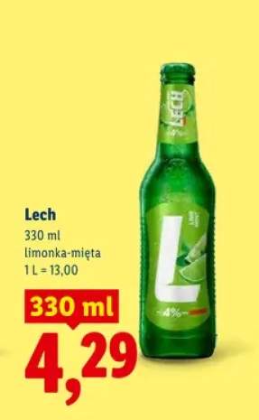 Piwo Lech limonka-mięta