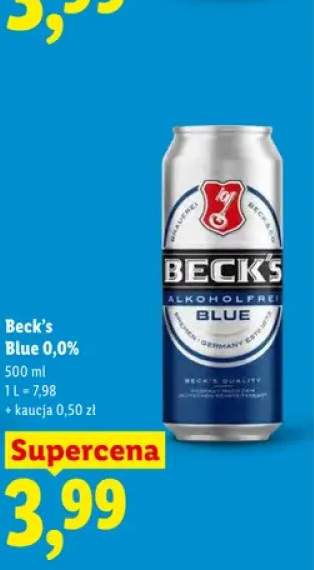 Piwo bezalkoholowe Beck's Blue 0,0%