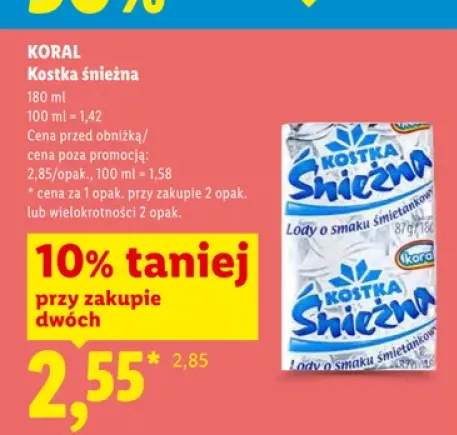 Lody Kostka śnieżna Koral