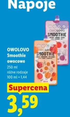 Smoothie owocowe Owolovo