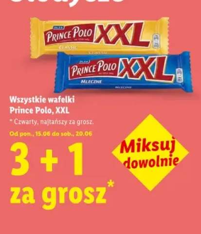 Wafelki Prince Polo XXL Classic +1 wariant
