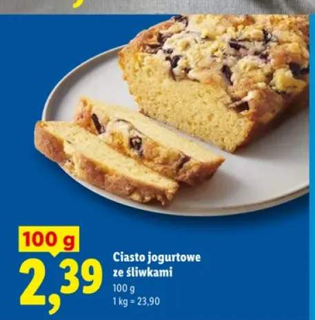 Ciasto jogurtowe ze śliwkami
