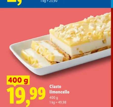 Ciasto limoncello