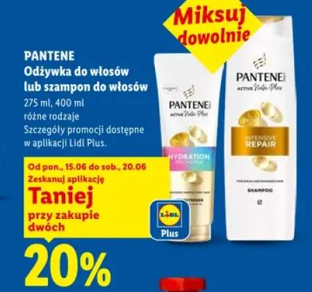 Odżywka do włosów Pantene Active Pro-V Hydration Recharge +1 wariant