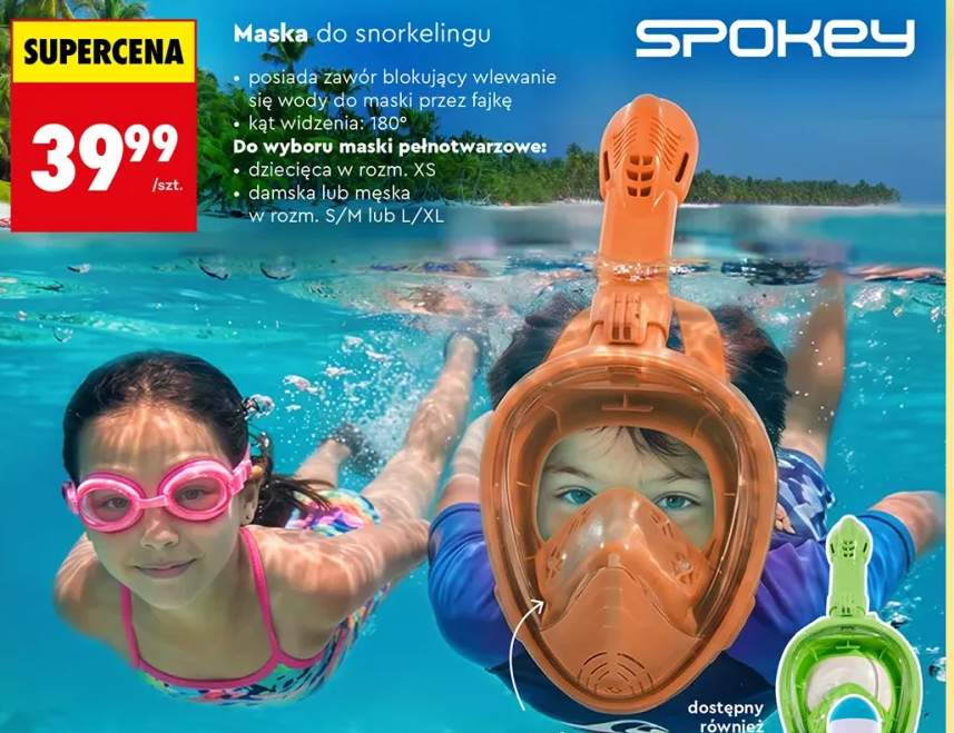 maska do nurkowania