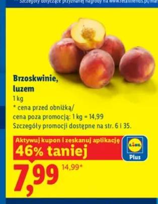 Brzoskwinie luzem