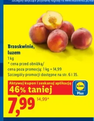 Brzoskwinie luzem