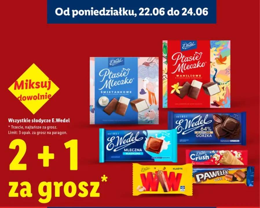 Słodycze E.Wedel +7 wariantów
