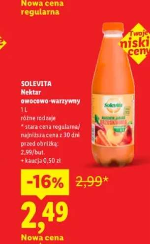 Nektar owocowo-warzywny Solevita