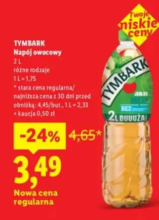 Napój owocowy Tymbark