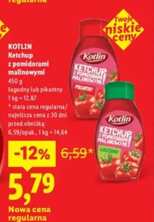 Ketchup z pomidorami malinowymi łagodny Kotlin +1 wariant