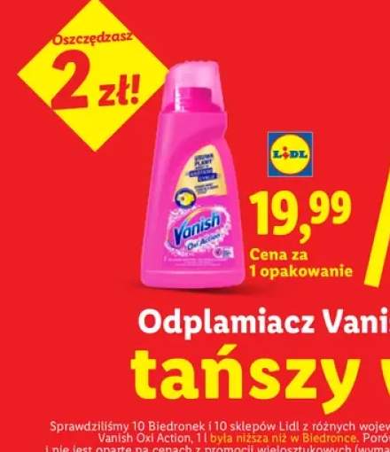 Odplamiacz Vanish Oxi Action
