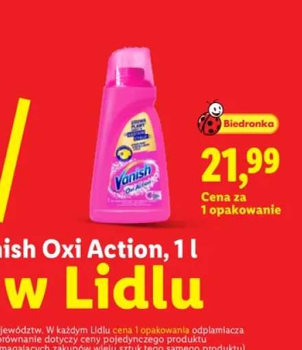 Odplamiacz Vanish Oxi Action