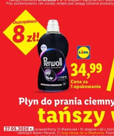 Płyn do prania ciemnych tkanin Perwoll