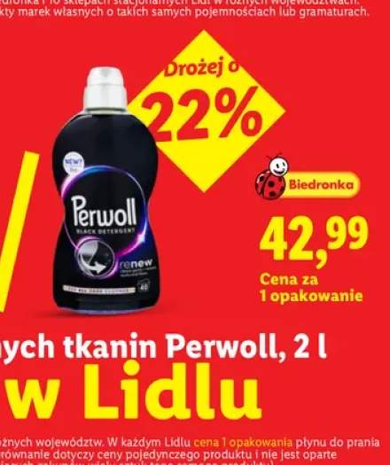 Płyn do prania ciemnych tkanin Perwoll