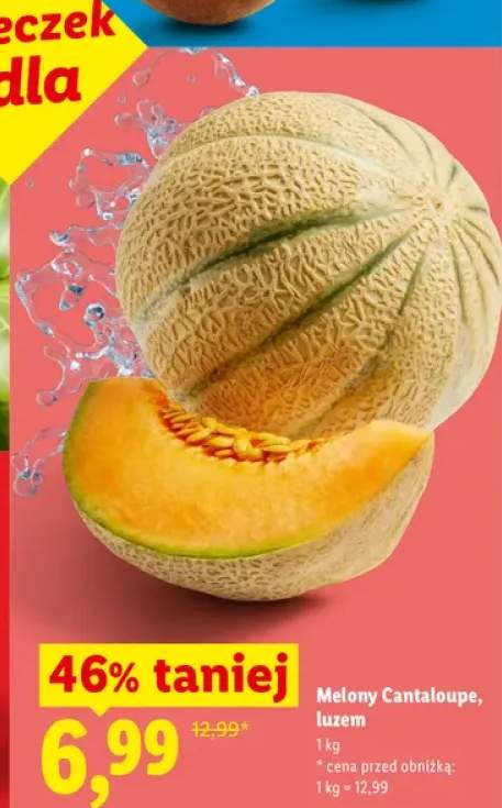 Melon Cantaloupe luzem Ryneczek Lidla
