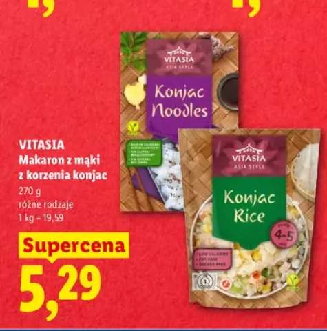 Ryż z mąki z korzenia konjac Vitasia Konjac Rice +1 wariant