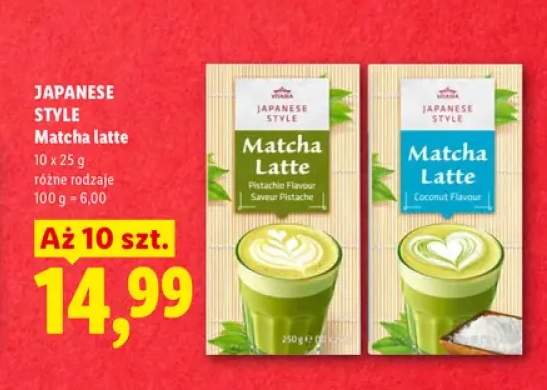 Napój Matcha Latte o smaku pistacjowym Vitasia Japanese Style +1 wariant