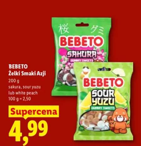 Żelki Bebeto Sakura +2 warianty