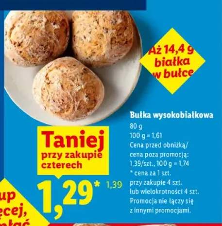 Bułka wysokobiałkowa