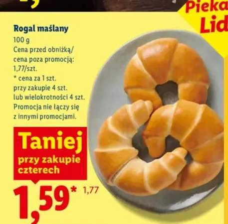 Rogal maślany Piekarnia Lidla
