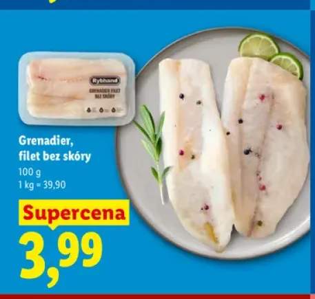 Grenadier filet bez skóry Rybhand