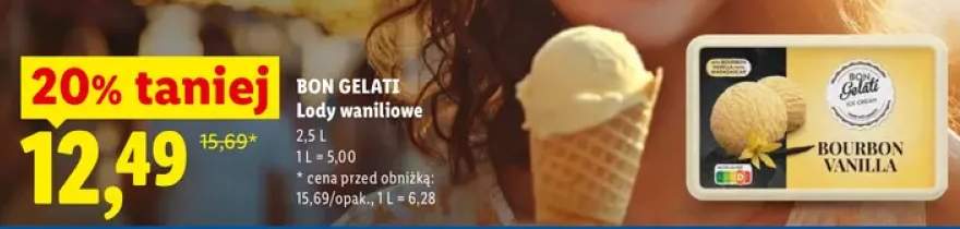 Lody waniliowe Bon Gelati Bourbon Vanilla