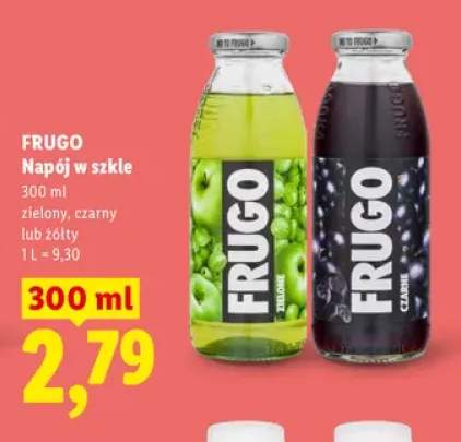 Napój owocowy zielony Frugo +2 warianty