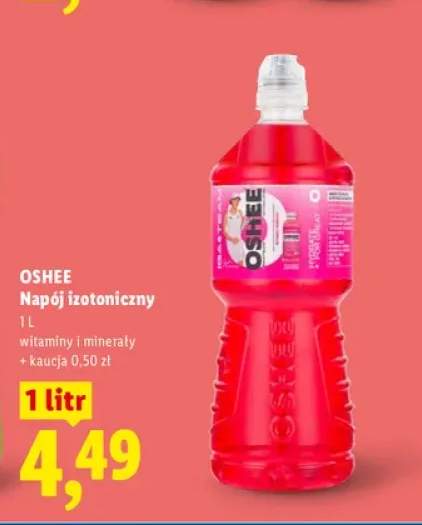 Napój izotoniczny witaminy i minerały Oshee