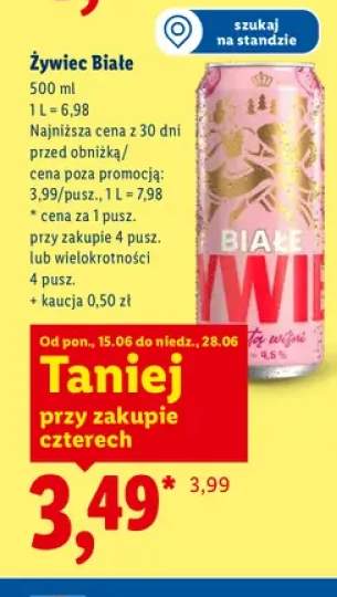 Piwo Żywiec Białe