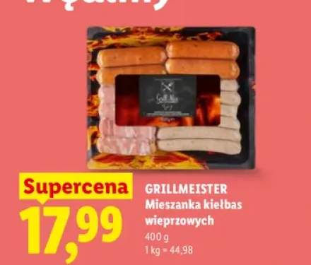 Mieszanka kiełbas wieprzowych Grillmeister