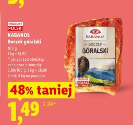 Boczek góralski Kabanos