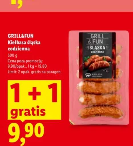 Kiełbasa śląska codzienna Grill&Fun