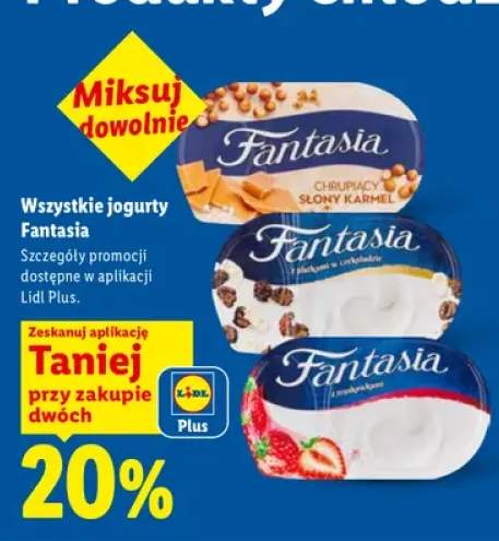 Jogurty Fantasia +3 warianty