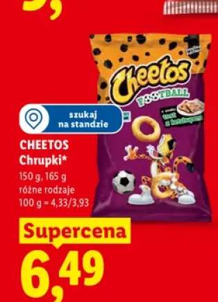 Chrupki Cheetos Football tost i ketchup