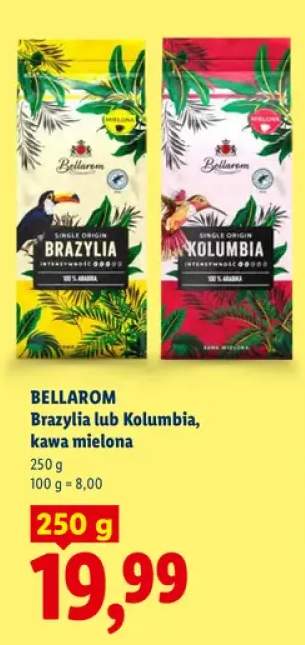 Kawa mielona Bellarom Brazylia +1 wariant