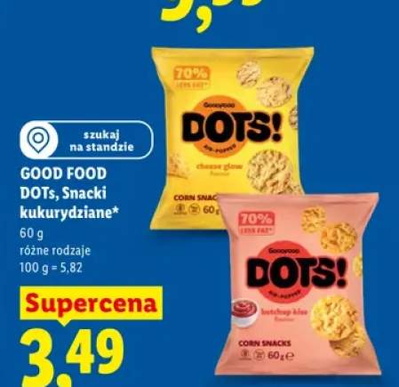 Snacki kukurydziane DOTS Ketchup Kiss Good Food +1 wariant