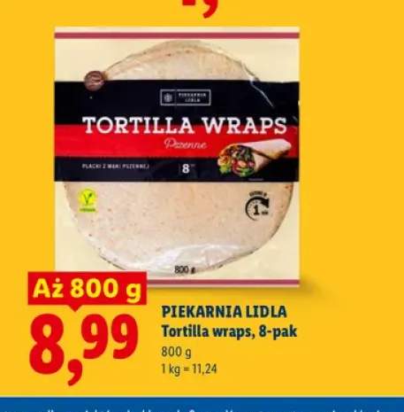 Tortilla wraps Piekarnia Lidla 8-pak