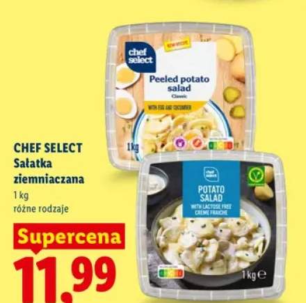 Sałatka ziemniaczana bez laktozy Chef Select +1 wariant