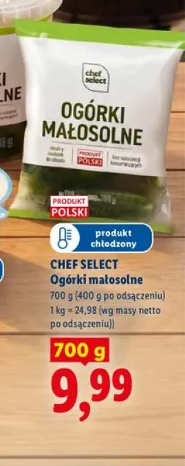 Ogórki małosolne Chef Select