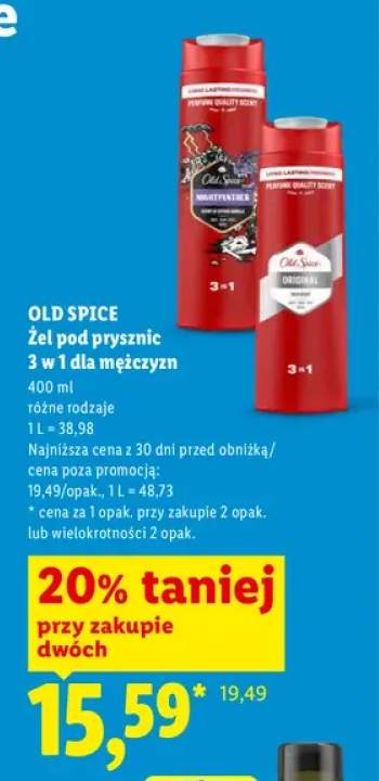 Żel pod prysznic Old Spice 3 w 1 dla mężczyzn