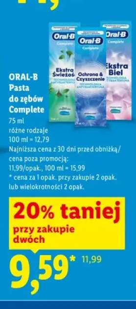 Pasta do zębów Oral-B Complete