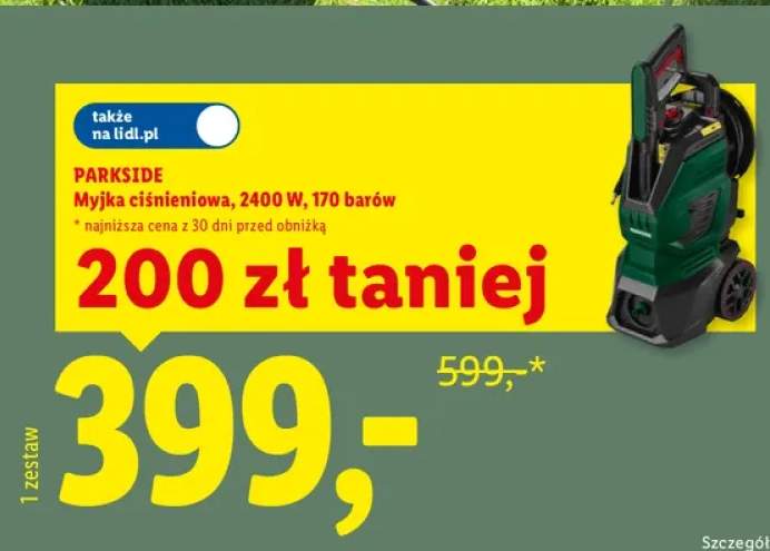 Myjka ciśnieniowa Parkside