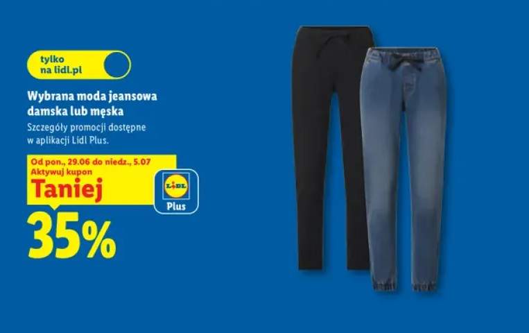 Moda jeansowa damska lub męska +2 warianty