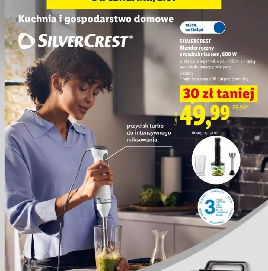 Blender ręczny z rozdrabniaczem Silvercrest