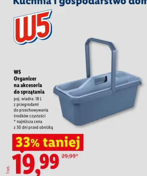 Organizer na akcesoria do sprzątania W5