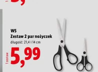 Zestaw 2 par nożyczek W5