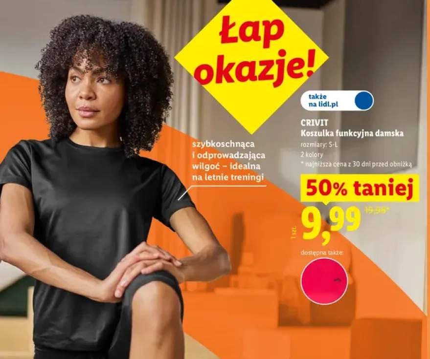 Koszulka funkcyjna damska Crivit