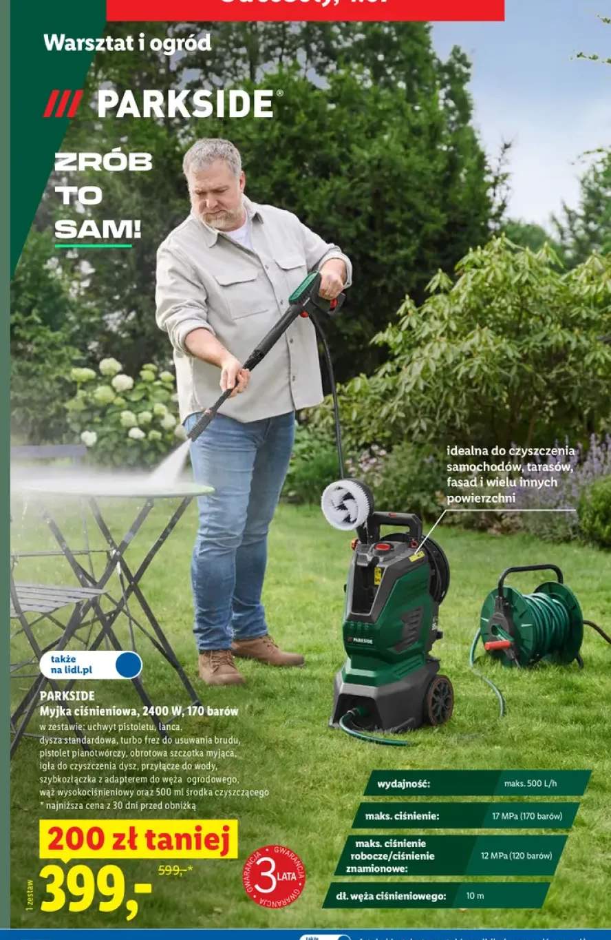 Myjka ciśnieniowa Parkside 2400W